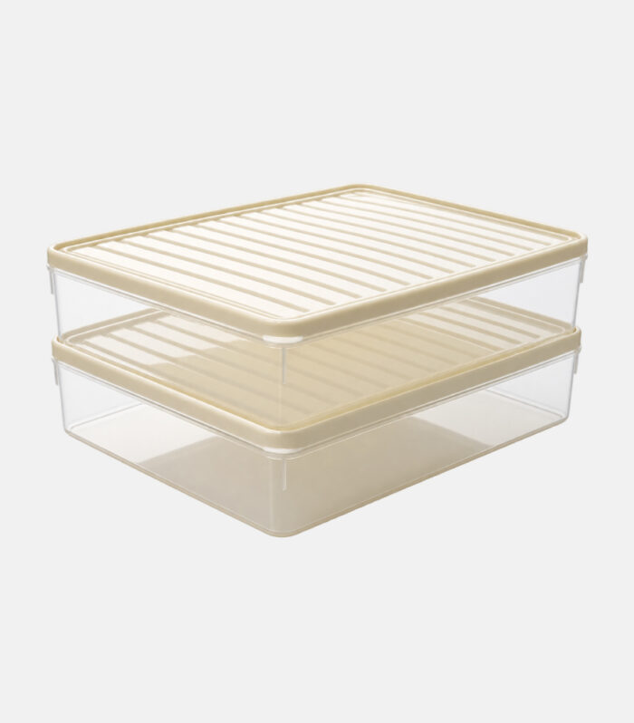 2'Lİ PAKET KAPAKLI BUZDOLABI ORGANİZERİ 2,8 LT - VITA BÜYÜK